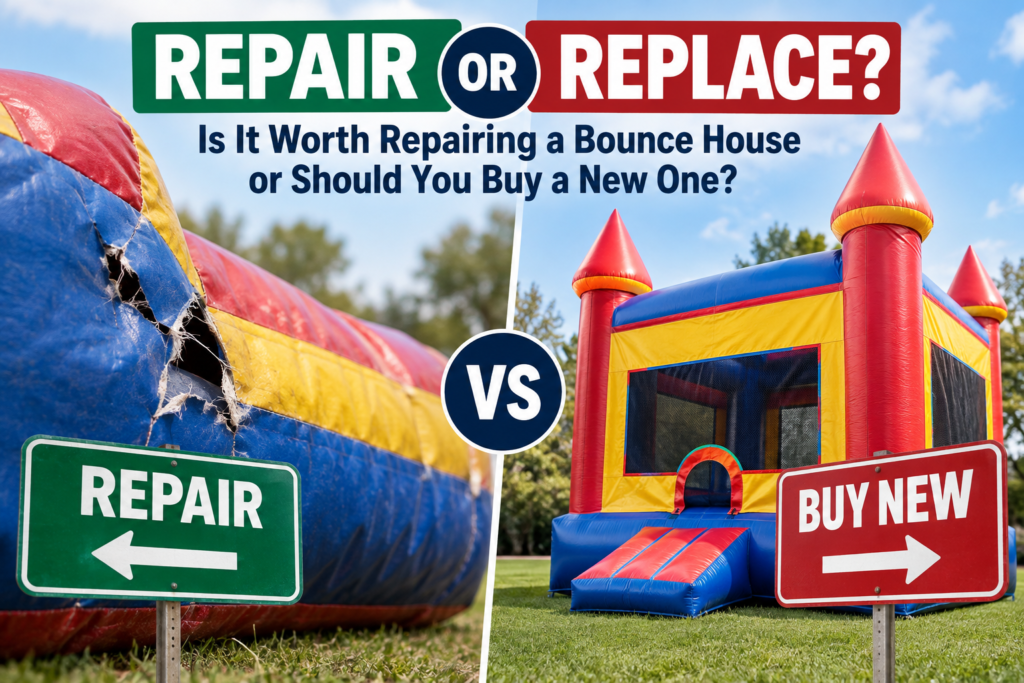 Should I replace or repair my inflatable?